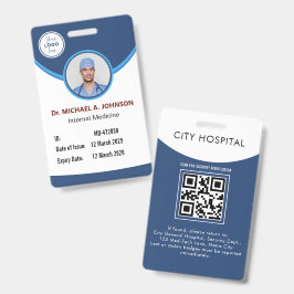 Crachá Cadeia de Identificação Médica – Cartão de Acesso 