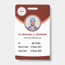 Cadeia de Identificação Médica – Cartão de Acesso 
