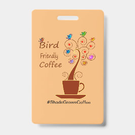 Crachá Café Amigo das Aves Salva Pássaros