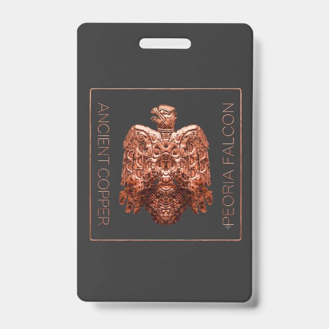 Crachá Camiseta Ancient Copper Peoria Falcon Restored (Verso)