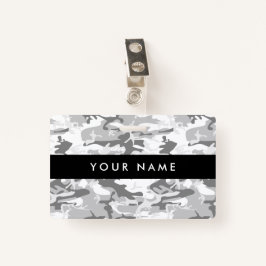 Crachá Camuflagem de Cinzas de inverno, Militar, Exército