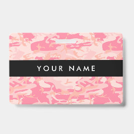 Crachá Camuflagem Rosa, Militar, Exército