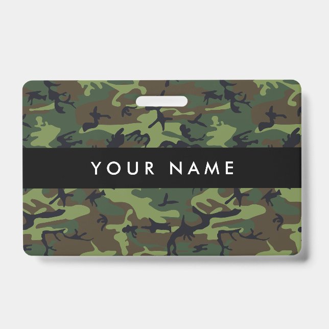 Crachá Camuflagem Verde, Camuflagem, Militar, Exército (Frente)