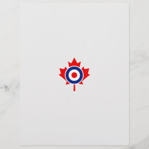 Crachá canadense da modificação de Roundel da