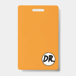 Crachá Capa de telefone Orange DR. Logo