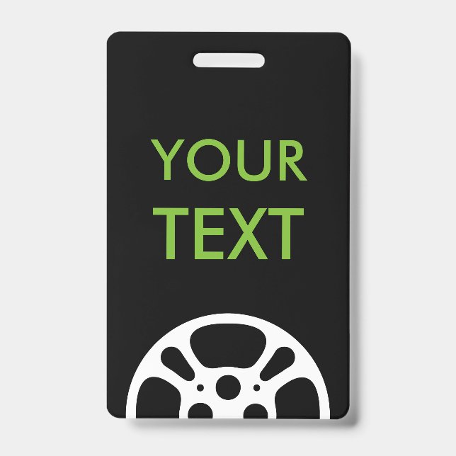 Crachá Carretel de filme (Frente)