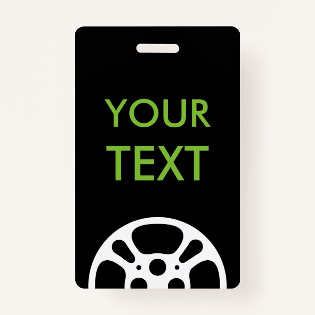 Crachá Carretel de filme (Frente)