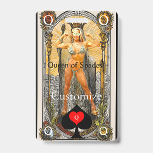 Crachá Carta de Tarot Rainha de Espadas Thunder_Cove