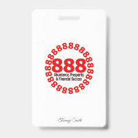 Cartão de Convite do Número de Anjo 888 Elegante