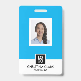 Crachá Cartão de Funcionário de ID Comercial Personalizad