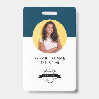 Crachá Cartão de Funcionário de Negócios Personalizado Mi