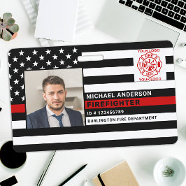 Crachá Cartão de identidade personalizado fotográfico par