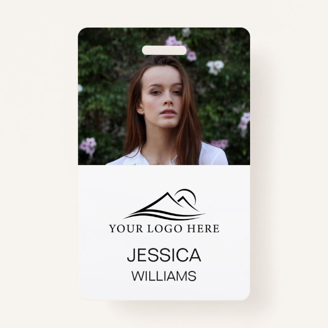 Crachá Cartão de Identificação de Foto Personalizado para (Frente)