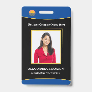 Crachá Cartão de Identificação Personalizado com Foto e L