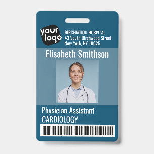 Crachá Cartão de Identificação Personalizado de Assistent