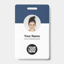 Cartão de Identificação Personalizado para Funcion