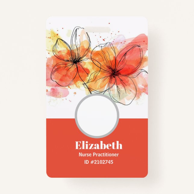 Crachá Cartão de visita de Crachás personalizados (Frente)