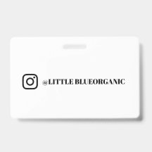 Cartões de Negócios do Instagram | Seu Nome ID do 