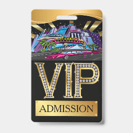 CRACHÁ CASINO VIP Lanyard