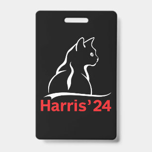 Crachá Cat Ladies for Kamala Cat 2024 Presidente Kamala