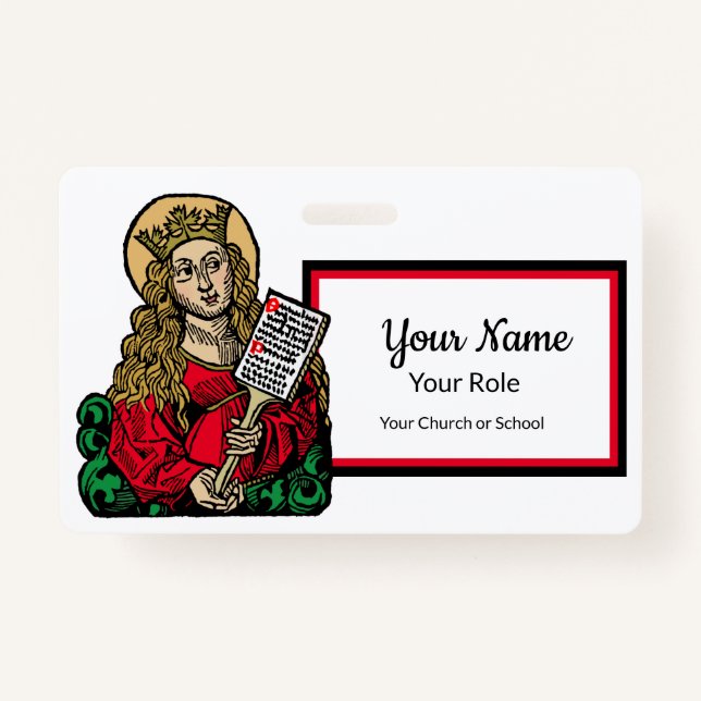 Crachá Cecilia com Hymn Conselho (Nuremberg) (Frente)