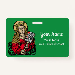 Crachá Cecilia com Hymn Conselho (Nuremberg)