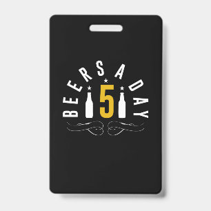 Crachá Cervejas Por Dia