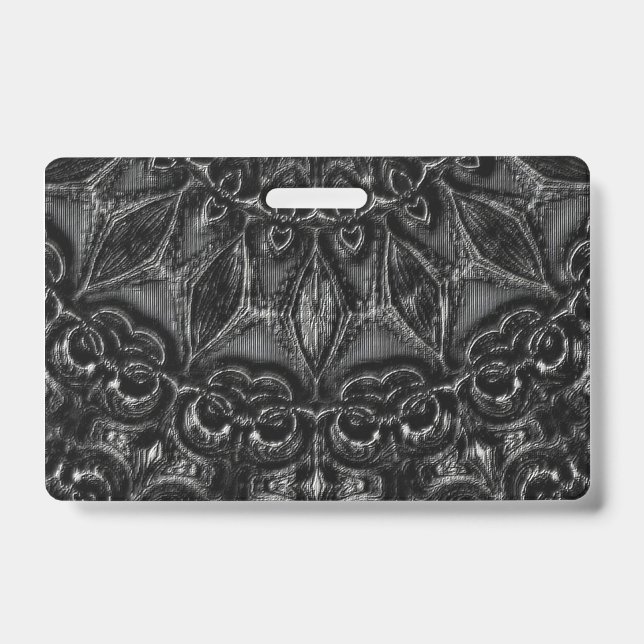 Crachá Charcoal Mandala  (Frente)