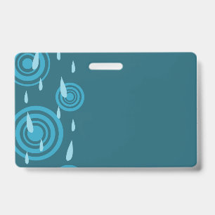 Crachá Chuva Azul
