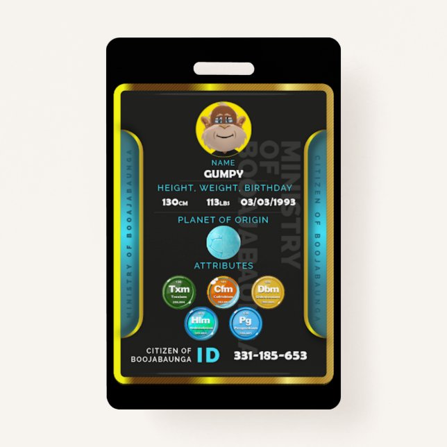 Crachá Cidadão  (Frente)