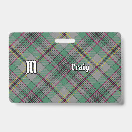 Crachá Clan Craig Tartan