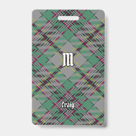 Crachá Clan Craig Tartan