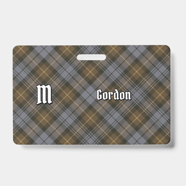 Crachá Clan Gordon Weathered Tartan (Frente)