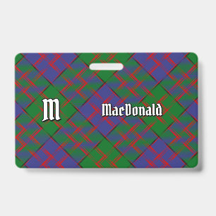 Crachá Clan MacDonald Tartan