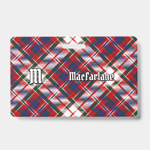 Crachá Clan MacFarlane Dress Tartan