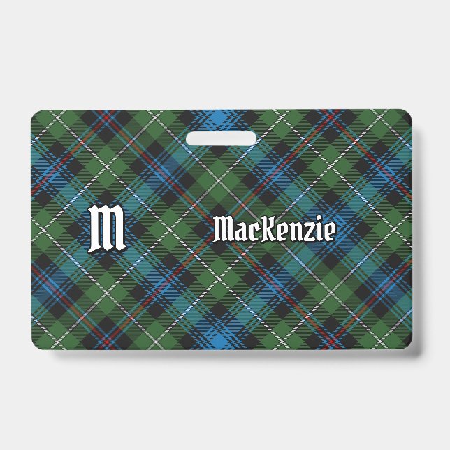 Crachá Clan MacKenzie Tartan (Frente)