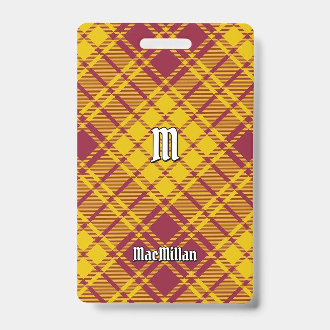 Crachá Clan MacMillan Dress Tartan (Frente)