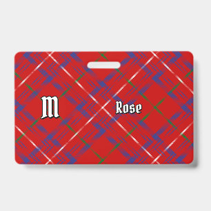 Crachá Clan Rosa Tartan