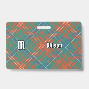 Crachá Clan Wilson Antigo Tartan