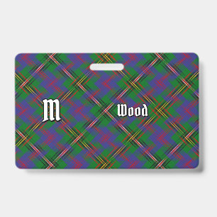 Crachá Clan Wood Tartan