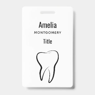 Crachá Clínica Médica de Odontologia Dentária