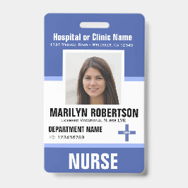 Crachá Clínica Personalizada Funcionário de Hospital