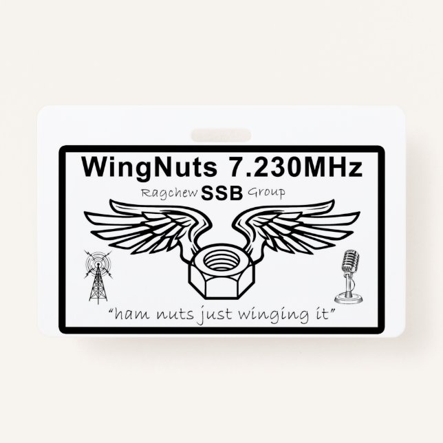 CRACHÁ CLIP ON ID (Frente)