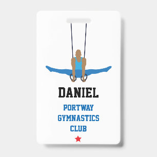 Crachá Clube de Ginástica Personalizado
