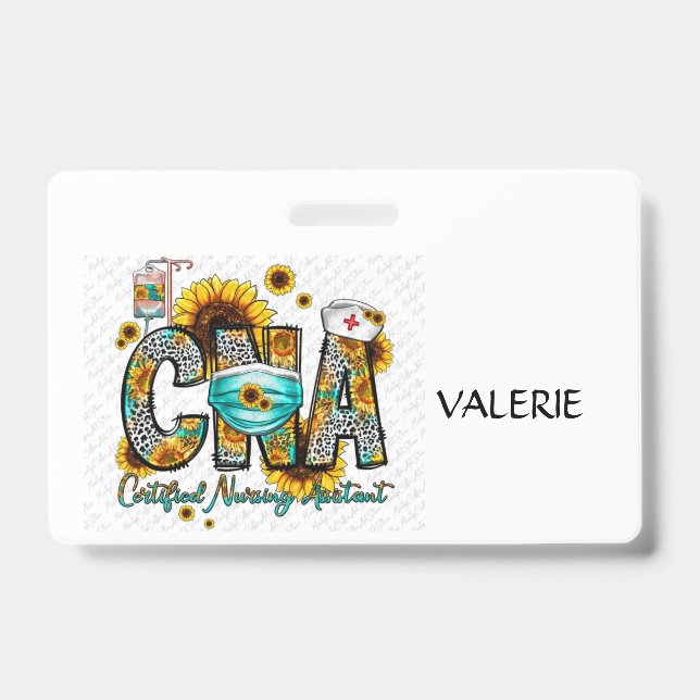 Crachá CNA Name Badge (Frente)