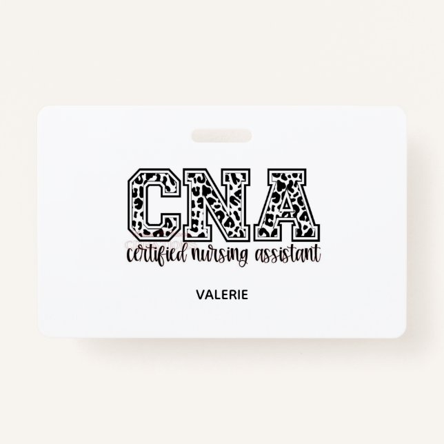 Crachá CNA Name Badge (Frente)