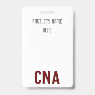 Crachá CNA, personalizável