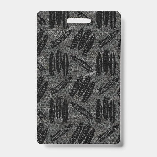 Crachá Coastal Home Decor Beach House Fabric Modern (Frente)