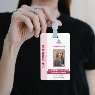Crachá Cód. QR de Segurança da Empresa de Fotografias Ros