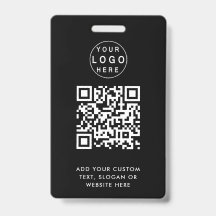 Código QR | Evento de Logotipo de Negócios Preto M